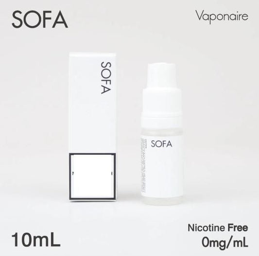 赤字上等★激安セール【在庫ラスト1個★即納可能】イギリス生産 電子タバコ用リキッド Vaponaire Sofa 10ml★ニコチン濃度0％★VAPE・ベイプ ベポネア ソファー