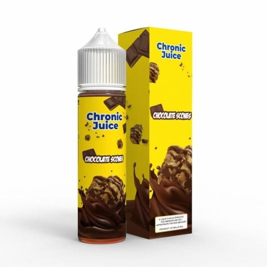 赤字上等★激安セール【在庫ラスト2個★即納可能】Chronic Juice CHOCOLATE SCONES 60ml★ニコチン濃度0％★インドネシア製 クロニックジュース チョコレート スコーン