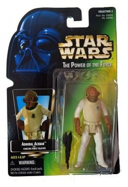 【市場最安に挑戦】ケナー スターウォーズ ベーシックフィギュア アクバー提督【STAR WARS THE POWER OF THE FORCE】