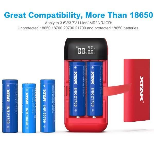 赤字上等★激安セール【在庫ラスト1個★即納可能】XTAR PB2S 充電器★VAPE ベイプ バッテリーチャージャー★エクスター ピービーツーエス VAPE 電子タバコ ベイプ【新品・未開封】