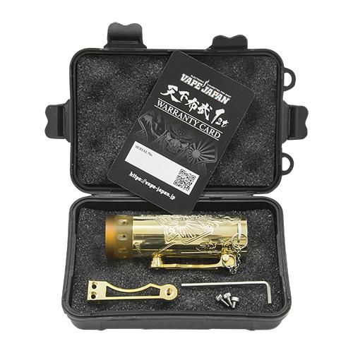 赤字上等★激安セール【在庫ラスト1個★即納可能】VAPE JAPAN 天下布武 ハイブリッド メカニカルMOD | サイドスイッチ・利き手対応