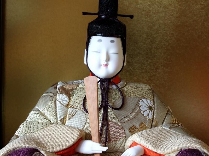 【在庫ラスト1個★即納可能】一秀作 木目込 親王飾り 葵雛 入目頭 久月監修★ひな人形 桃の節句 三月人形 お雛様【7】