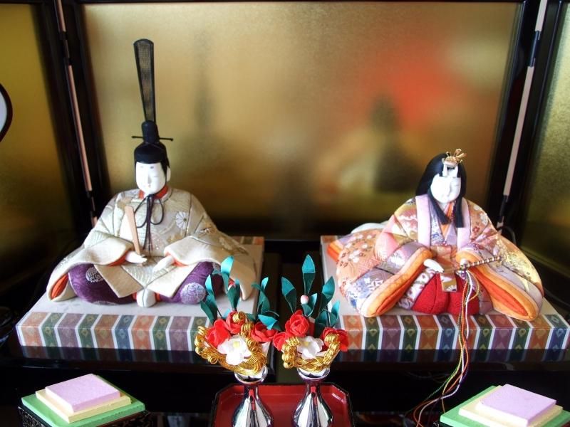 【在庫ラスト1個★即納可能】一秀作 木目込 親王飾り 葵雛 入目頭 久月監修★ひな人形 桃の節句 三月人形 お雛様【7】