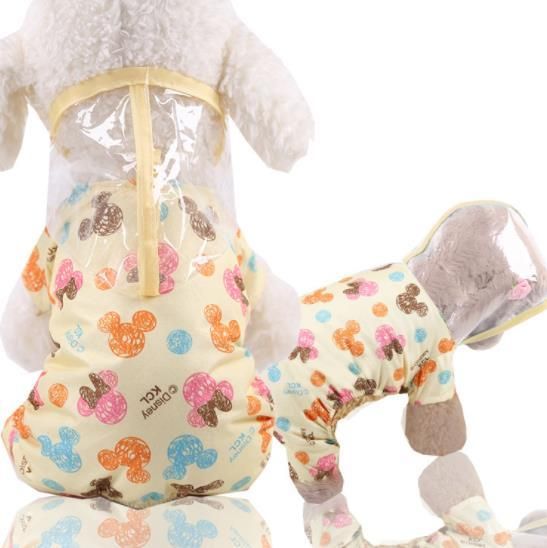 ペット用 レインコート イエロー★犬服 愛犬ニット ハロウィン 洋服 ドッグサイズ 仮装【新品★未使用品】