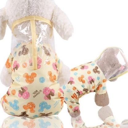 ペット用 レインコート イエロー★犬服 愛犬ニット ハロウィン 洋服 ドッグサイズ 仮装【新品★未使用品】