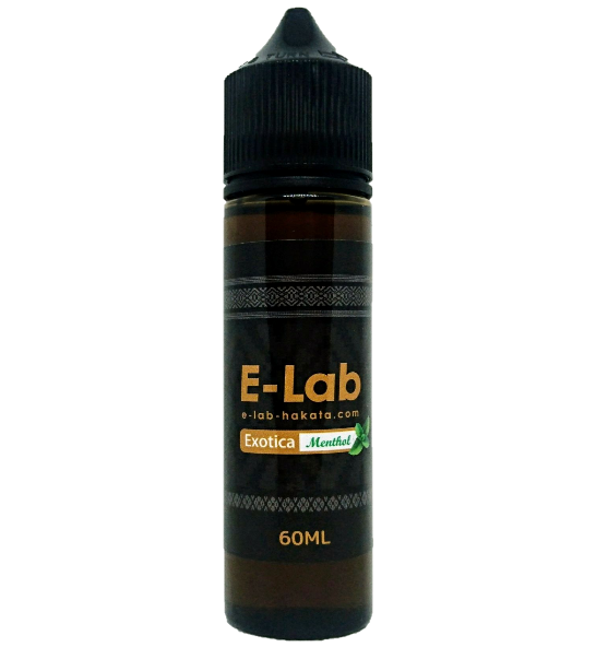赤字上等★激安セール【在庫ラスト2個★即納可能】国産 電子タバコ用リキッド E-Lab Exotica Menthol 60ml★ニコチン濃度0％イーラボ エキゾティカ メンソール 日本生産