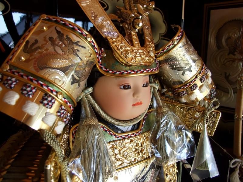 【在庫ラスト1個★即納可能】祐月作 12号 子供大将 彫金 聖祥頭★端午の節句人形 五月人形【新品】【2】