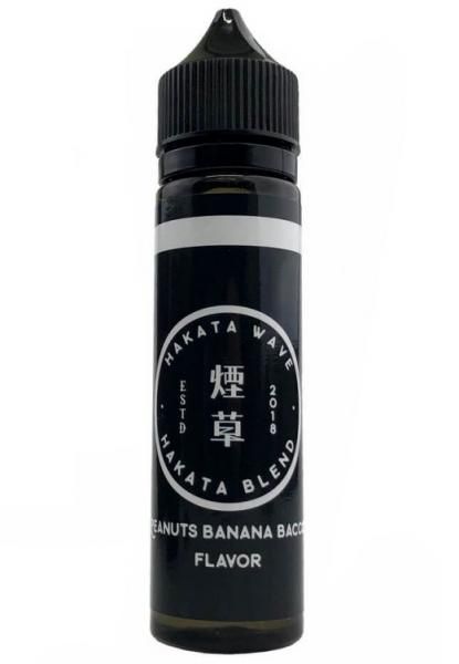 赤字上等★激安セール【在庫ラスト2個★即納可能】HAKATA WAVE E-LIQUID PEANUTS BANANA BACCO 60ml★ハカタウェーブ ピーナッツバナナバッコ