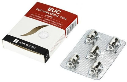 【赤字上等★激安セール】Vaporesso VECO/Estoc/Target/ORC/Gemini/VMシリーズ 交換用 EUCコイル 5個入りセット