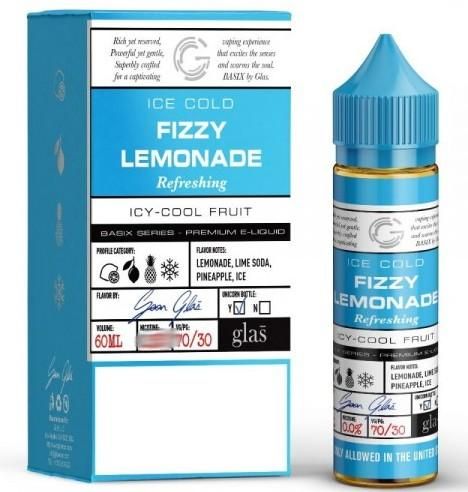 赤字上等★激安セール【在庫ラスト1個★即納可能】GLAS BASIX FIZZY LEMONADE 60ML★グラス ベーシックス フィジー レモネード