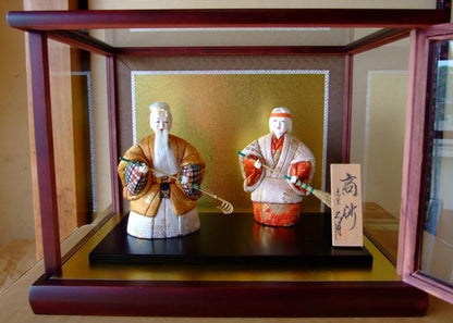 【在庫ラスト1個★即納可能】久月作 木目込 高砂 ケース★ひな人形 桃の節句 三月人形 お雛様【13】
