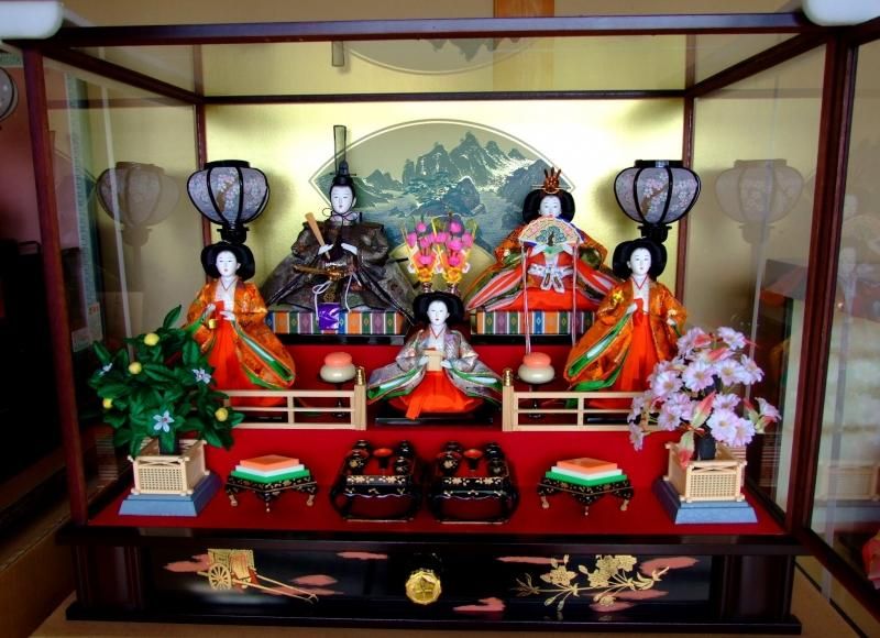 【在庫ラスト1個★即納可能】三喜作 極上本頭 五人飾 ケース★ひな人形 桃の節句 三月人形 お雛様【15】