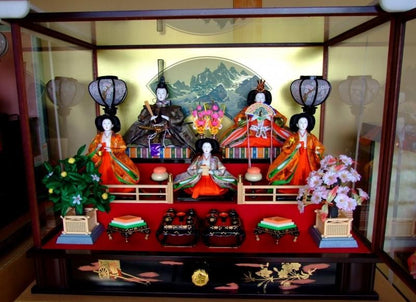 【在庫ラスト1個★即納可能】三喜作 極上本頭 五人飾 ケース★ひな人形 桃の節句 三月人形 お雛様【15】