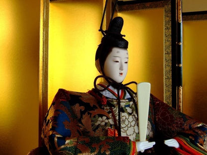 【在庫ラスト1個★即納可能】平安光寛作 久月監修 正絹七番 親王飾り★ひな人形 桃の節句 三月人形 お雛様