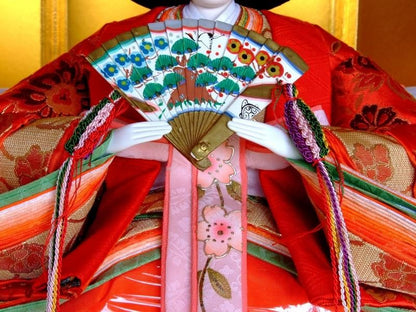 【在庫ラスト1個★即納可能】平安光寛作 久月監修 正絹七番 親王飾り★ひな人形 桃の節句 三月人形 お雛様