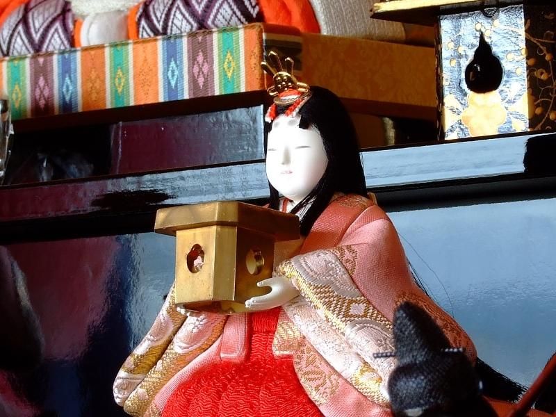 【在庫ラスト1個★即納可能】真多呂作 端祥雛 黒塗5段飾★ひな人形 桃の節句 三月人形 お雛様