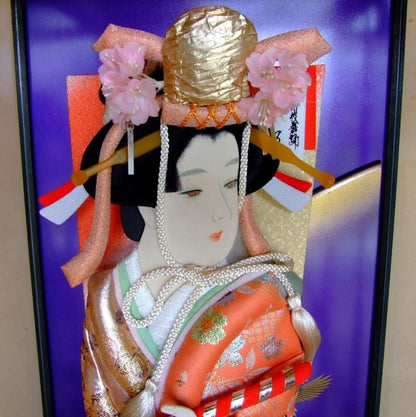 【完売★再入荷不可】幹山作 羽子板 虹の花 正絹 金襴 17号 ケース入り★ひな人形 桃の節句 三月人形 お雛様