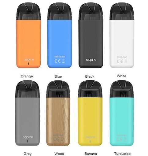 【在庫完売次第 販売終了】在庫ラスト2個★即納可能【超軽量・コンパクト】Aspire Minican POD｜持ち運び最適・吸うだけ簡単VAPE★アスパイア ミニカン ポッド システム キット