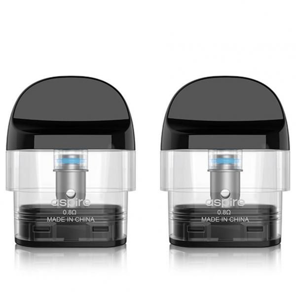 Aspire Minican 交換用 空PODカートリッジ 2個入り 0.8Ω/1.0Ω/1.2Ω★メッシュコイル内蔵 3ml大容量 Minican/Minican+/2/3/3Pro/4対応