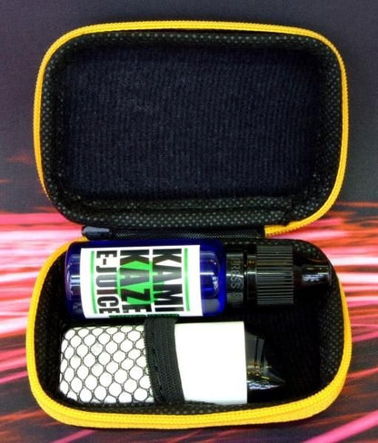VAPE 21700バッテリー×2本用 ジッパーケース★アスパイア ミニカンPODも入ります★電池 保護ポーチ