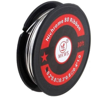 赤字上等★激安セール【在庫あり★即納可能】Authentic MKWS Ni80 Ribbon Heating Wire★エムケーワブルエス ニクロム80 リボン ヒーティングワイヤー