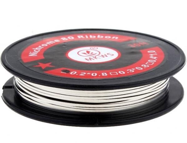 赤字上等★激安セール【在庫あり★即納可能】Authentic MKWS Ni80 Ribbon Heating Wire★エムケーワブルエス ニクロム80 リボン ヒーティングワイヤー