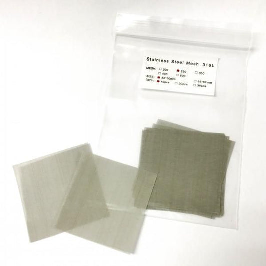 赤字上等★激安セール【在庫ラスト6個★即納可能】Stainless Mesh sheet 10枚セット★ステンレス メッシュ シート