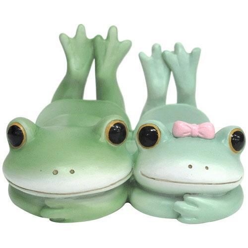 【在庫あり★即納可能】コポー カップルのスマホ立て Copeau★風水★金運【新品】【蛙/カエル/かえる】【置物】【キャラクターグッズ★雑貨】