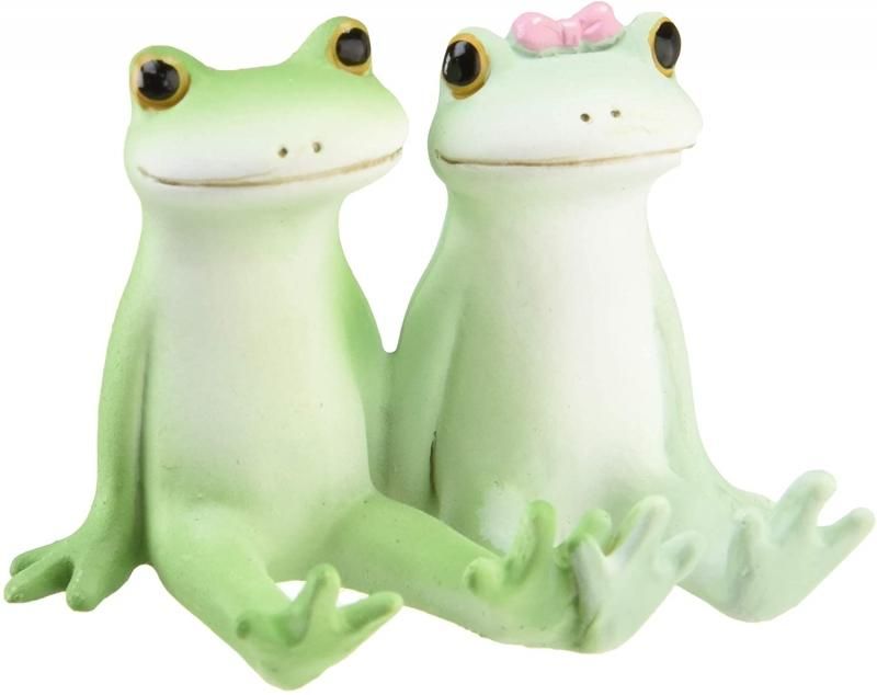 【在庫あり★即納可能】コポー お座り カエル カップル Copeau★風水★金運【新品】【蛙/カエル/かえる】【置物】【キャラクターグッズ★雑貨】71030