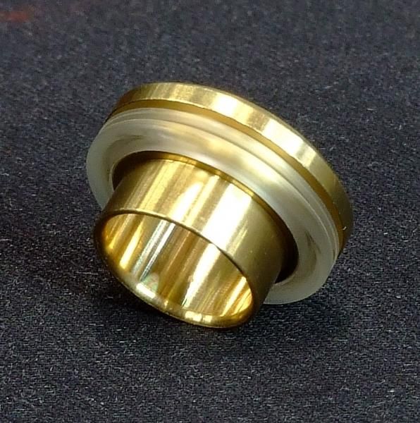 希少・絶版【在庫あり★即納可能】KEMURI PRODUCT 810ドリップチップ TYPE2 リングシリーズ Brass (真鍮/ブラス) | VAPEショップ伊賀屋
