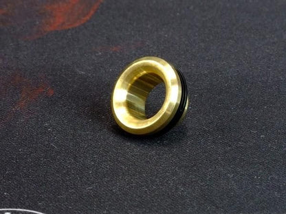 希少・絶版【在庫あり★即納可能】KEMURI PRODUCT 810ドリップチップ TYPE2 リングシリーズ Brass (真鍮/ブラス) | VAPEショップ伊賀屋