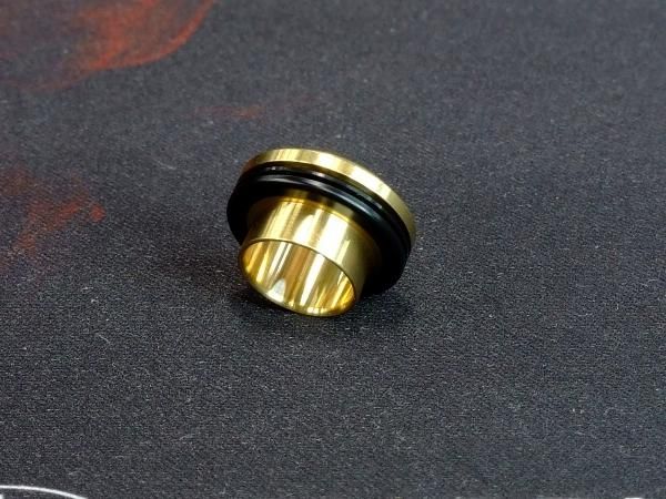 希少・絶版【在庫あり★即納可能】KEMURI PRODUCT 810ドリップチップ TYPE2 リングシリーズ Brass (真鍮/ブラス) | VAPEショップ伊賀屋
