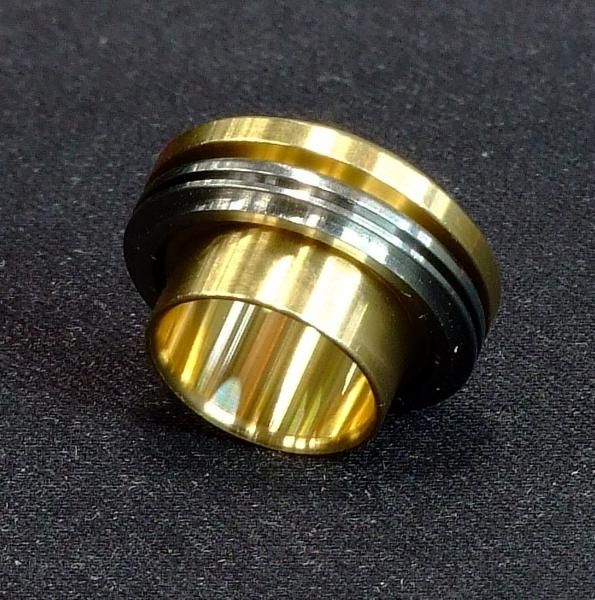 希少・絶版【在庫あり★即納可能】KEMURI PRODUCT 810ドリップチップ TYPE2 リングシリーズ Brass (真鍮/ブラス) | VAPEショップ伊賀屋