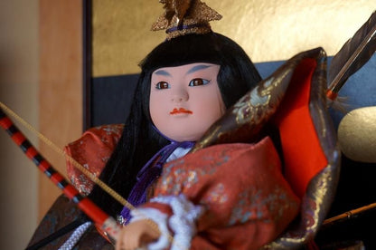 【在庫ラスト1個★即納可能】錦凰作 8号 弓 竜虎 透剛ケース★端午の節句人形 五月人形【新品】