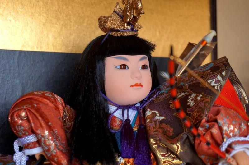 【在庫ラスト1個★即納可能】錦凰作 8号 弓 竜虎 透剛ケース★端午の節句人形 五月人形【新品】