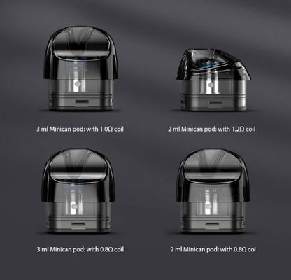 【お取り寄せ★納期 最長 約2週間】Aspire Minican+ POD Kit 3ml 850mAh★アスパイア ミニカン プラス ポッドキット