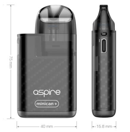 【お取り寄せ★納期 最長 約2週間】Aspire Minican+ POD Kit 3ml 850mAh★アスパイア ミニカン プラス ポッドキット