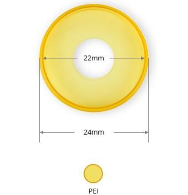 赤字上等★激安セール【在庫あり★即納可能】直径22mm→24mm 変換 ビューティーリング PEI製★BoomStick Engineering Step Beauty Ring
