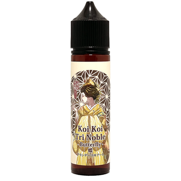 【在庫ラスト1個★即納可能】国産 電子タバコ用リキッド MK Lab こいこい 猪鹿蝶 -蝶- 60ml★エムケーラボ koi-koi いのしかちょう