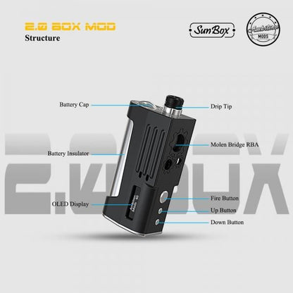 赤字上等★激安セール【在庫あり★即納可能】Ambition Mods 2.0 BOX MOD 交換用ガラス★アンビションモッズ 2.0ボックスモッド用