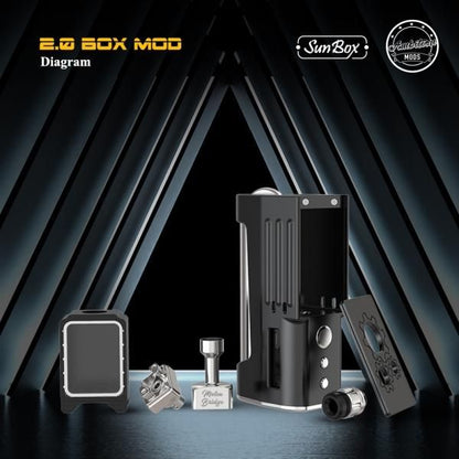 赤字上等★激安セール【在庫あり★即納可能】Ambition Mods 2.0 BOX MOD 交換用ガラス★アンビションモッズ 2.0ボックスモッド用