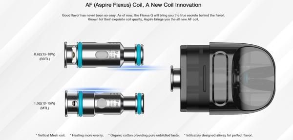 【在庫あり★即納可能】Aspire AF Mesh Coil Head 5pcs★アスパイア エーエフ メッシュコイル 交換用 5個入りセット