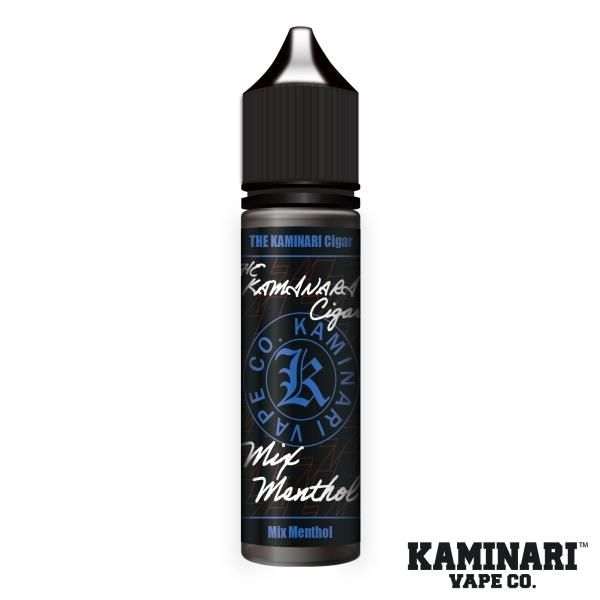 【在庫ラスト2個★即納】KAMINARI VAPE CO. THE KAMINARI Ciger Mix Menthol 60ml★カミナリ ベイプ シーオー ザ カミナリ シガー ミックスメンソール