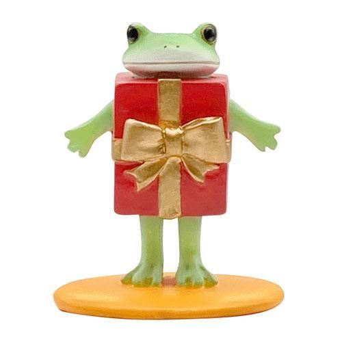 【在庫あり★即納可能】コポー クリスマス プレゼント姿のカエル Copeau★風水★金運【新品】【蛙/カエル/かえる】【置物】【キャラクターグッズ★雑貨】