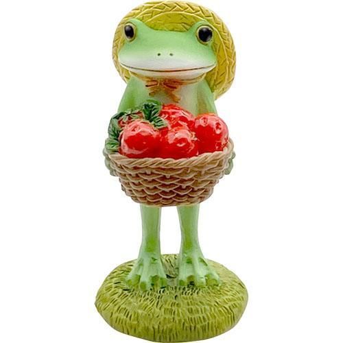 【在庫あり★即納可能】コポー いちごの収穫 Copeau★風水★金運【新品】【蛙/カエル/かえる】【置物】【キャラクターグッズ★雑貨】73746