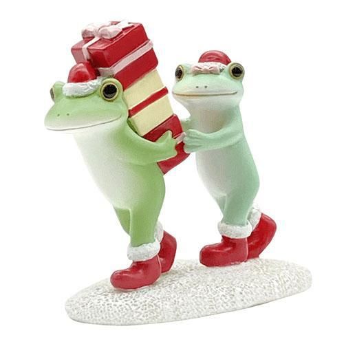 【在庫あり★即納可能】コポー クリスマス プレゼントを届けよう Copeau★風水★金運【新品】【蛙/カエル/かえる】【置物】【キャラクターグッズ★雑貨】