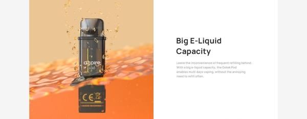 【お取り寄せ★納期 最長 約2週間】Aspire GoTek X Pod System Kit 650mAh 4.5ml★アスパイア ゴーテック エックス ポッドシステムキット