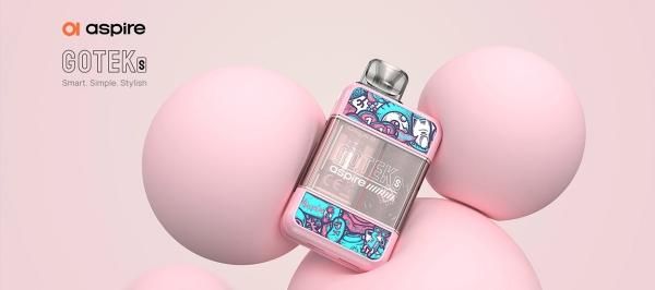 【お取り寄せ★納期 最長 約2週間】Aspire GoTek S Pod System Kit 650mAh 4.5ml★アスパイア ゴーテック エス ポッドシステムキット