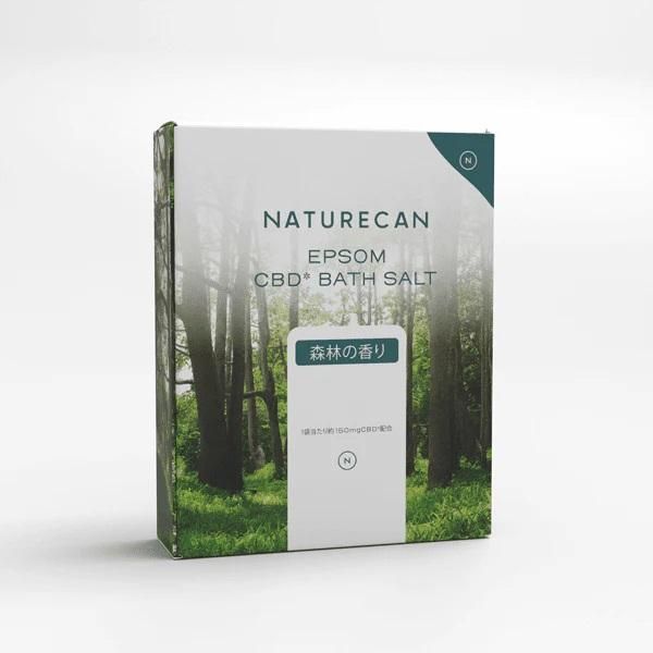 【お取り寄せ★納期 最長 約2週間】Naturecan CBDエプソムバスソルト 森林の香り