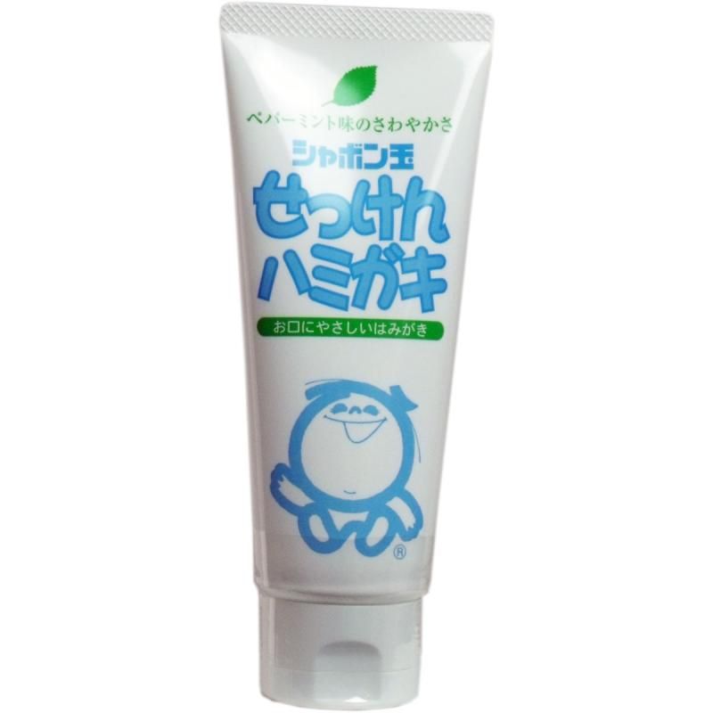 【お取り寄せ★納期 最長 約2週間】シャボン玉 せっけんハミガキ スタンドタイプ 140g★歯磨き粉/歯みがき粉/ハミガキ粉